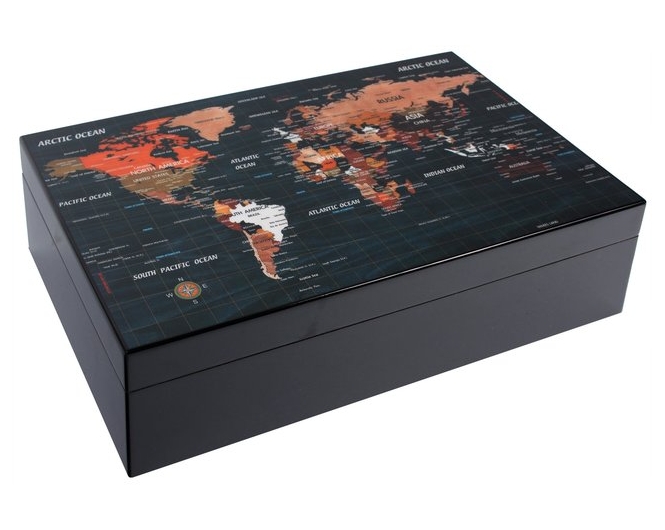 Хьюмидор «Карта мира» на 50 сигар - 1