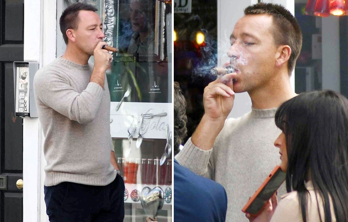 Джон Террі з сигарою